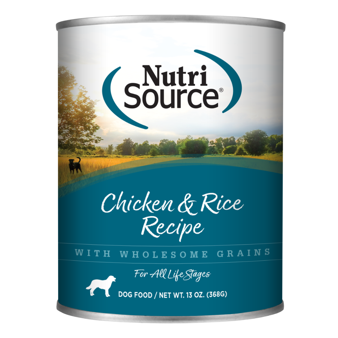 NutriSource Chicken & Rice Canned Dog Food