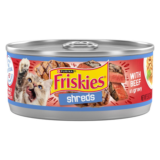 Friskies Shredded Beef in Gravy Wet Cat Food