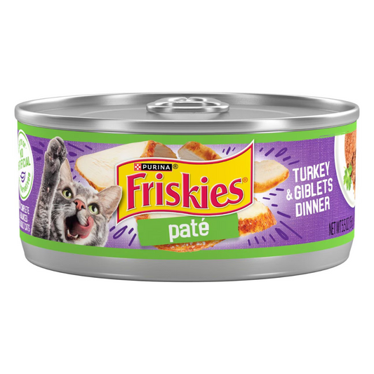 Friskies Turkey & Giblets Pate Wet Cat Food