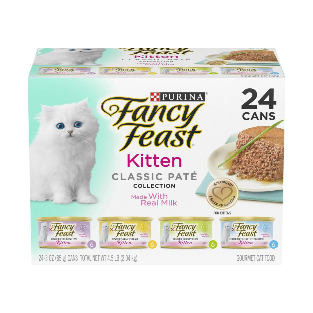 Fancy Feast Seafood Classic Pate Variety Kitten Wet Food