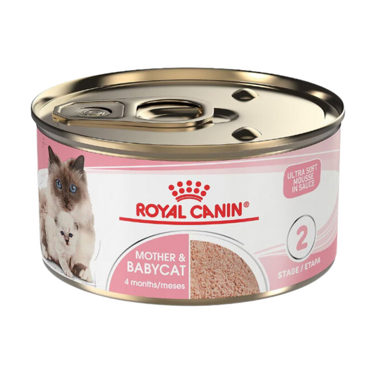 Royal Canin Feline Health Nutrition Mother & Babycat Ultra Soft Mousse in Sauce Canned Cat Food