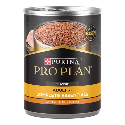 Purina Pro Plan Complete Essentials 7+ Chicken & Rice Senior Canned Dog Food