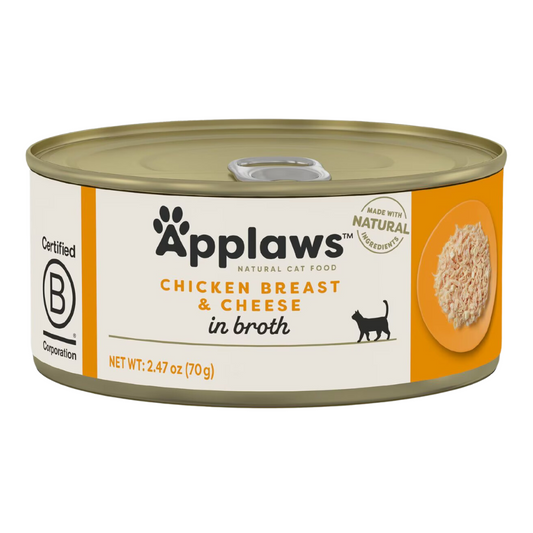 Applaws Chicken Breast with Cheese in Broth Canned Cat Food