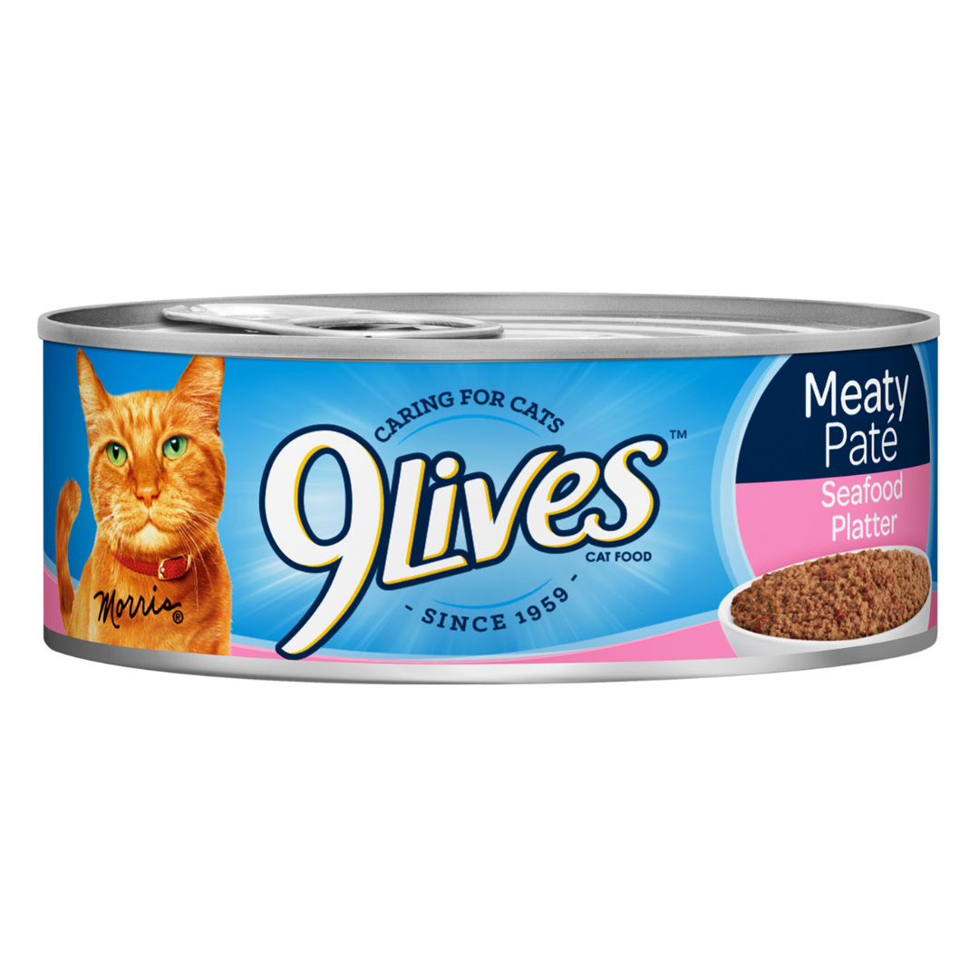 9 Lives Seafood Platter Canned Cat Food