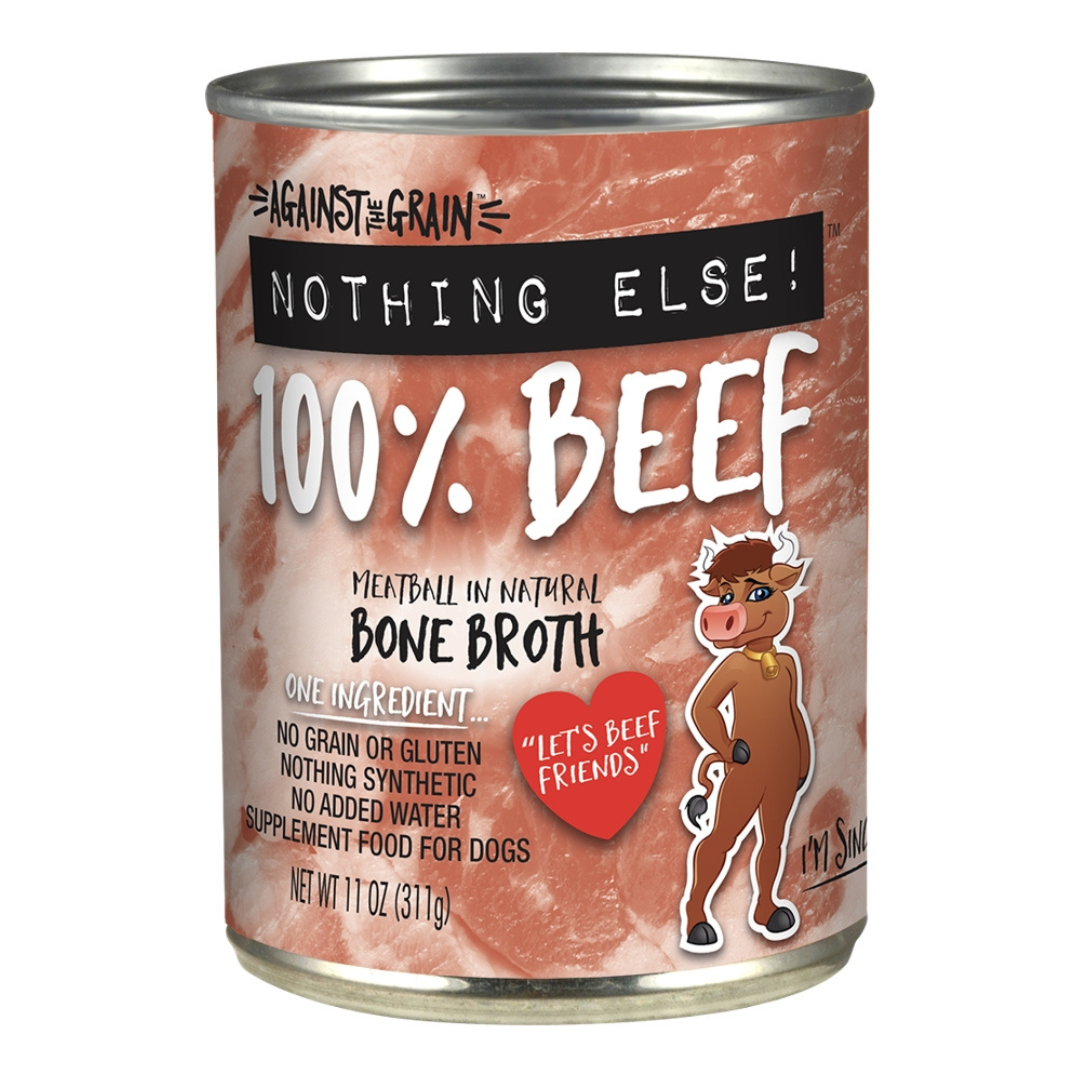 Against the Grain Nothing Else One Ingredient Beef Canned Dog Food