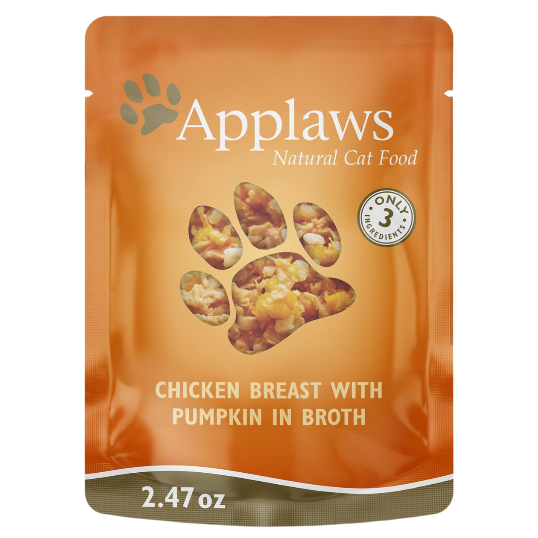 Applaws Chicken with Pumpkin in Broth Cat Food Pouches