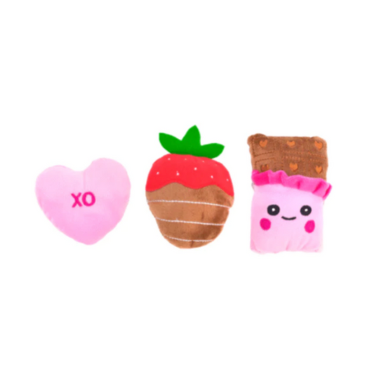 Patchwork Pets Valentine's Day Candy Trio