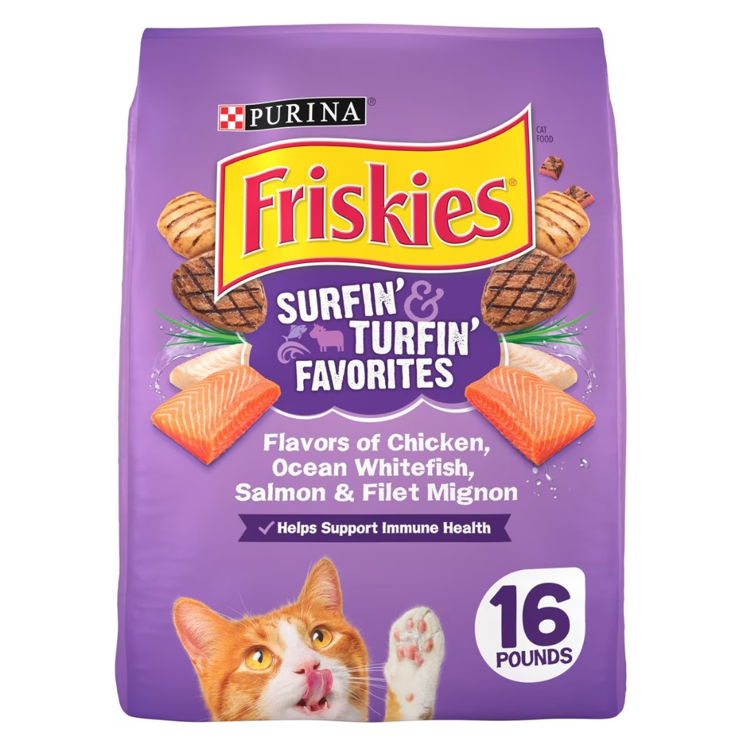 Friskies Surfin' & Turfin' Favorites Dry Cat Food