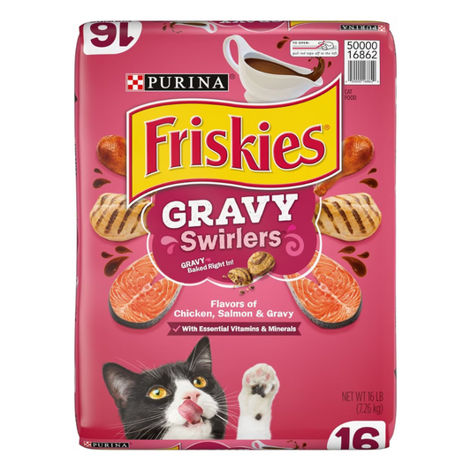 Friskies Gravy Swirlers Dry Cat Food