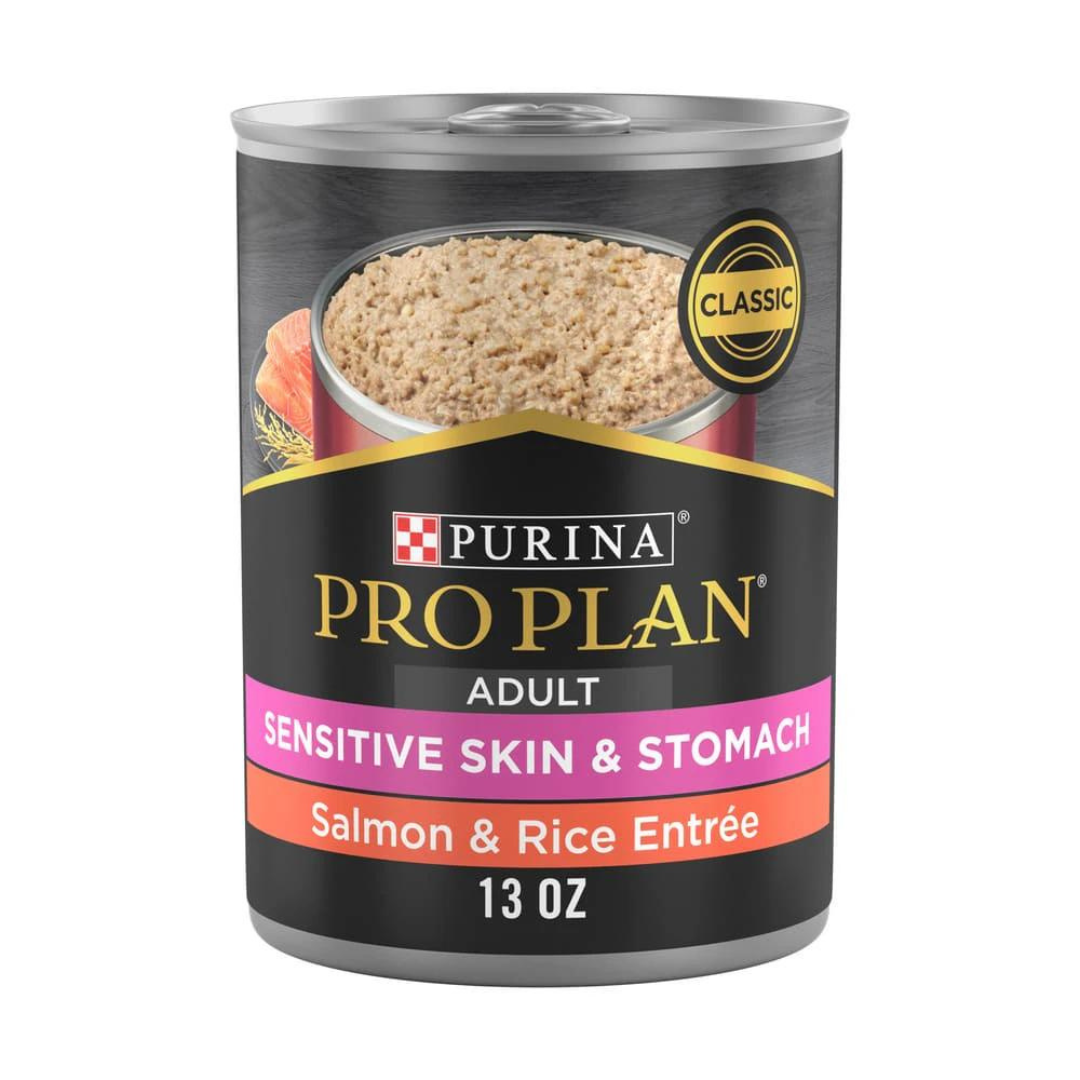 Purina Pro Plan Sensitive Skin & Stomach Salmon & Rice Dog Canned Food