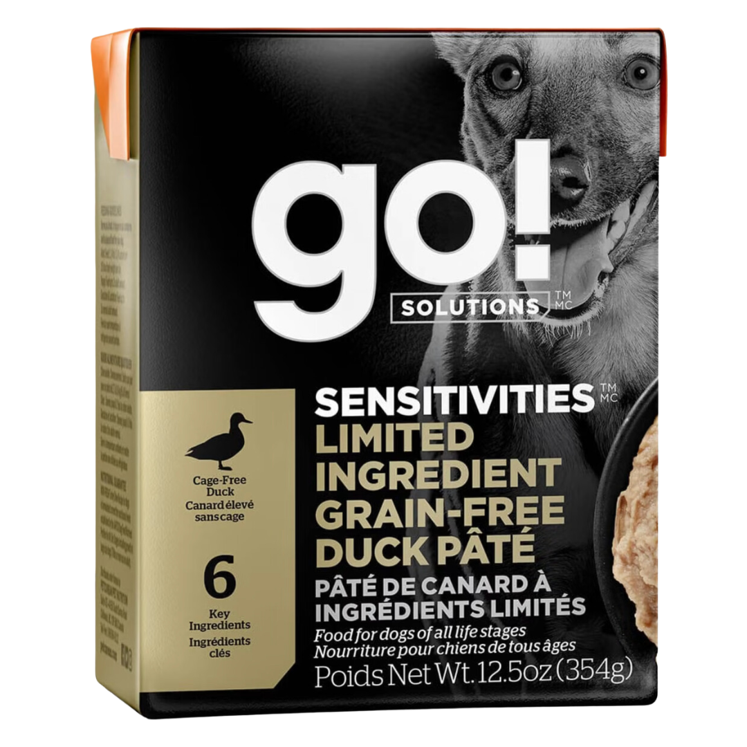 Petcurean Go! Sensitivities Limited Ingredient Grain Free Duck Pate Wet Dog Food