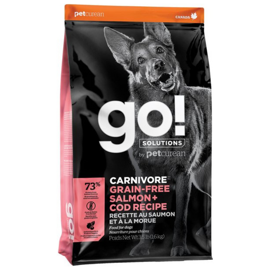 Petcurean GO! Carnivore Grain Free Salmon & Cod Recipe Dry Dog Food