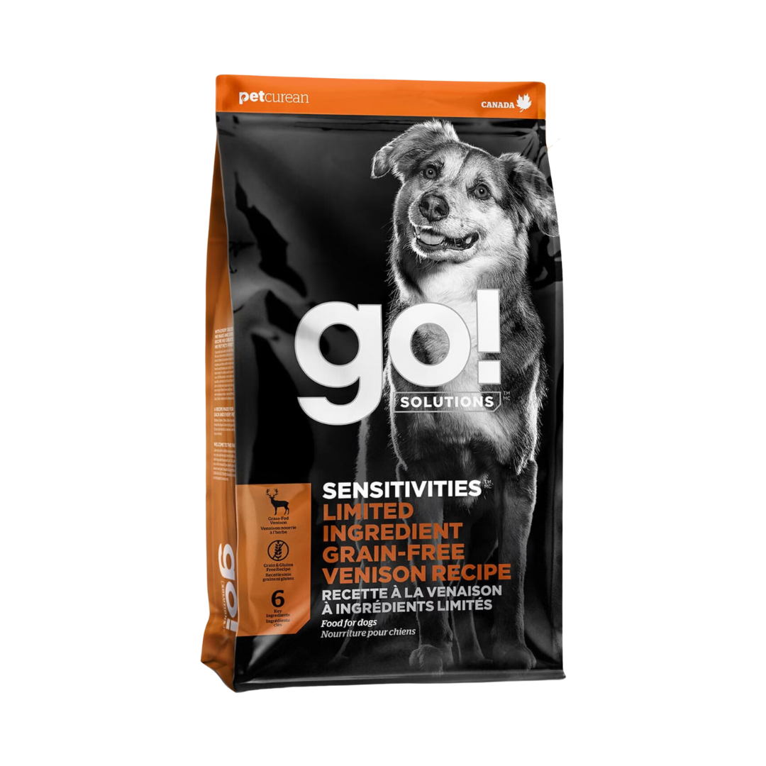 Petcurean GO! Solutions Sensitivities Limited Ingredient Venison Recipe Dry Dog Food