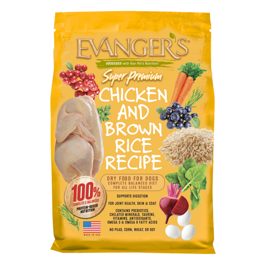 Evangers Super Premium Chicken & Brown Rice Dry Dog Food