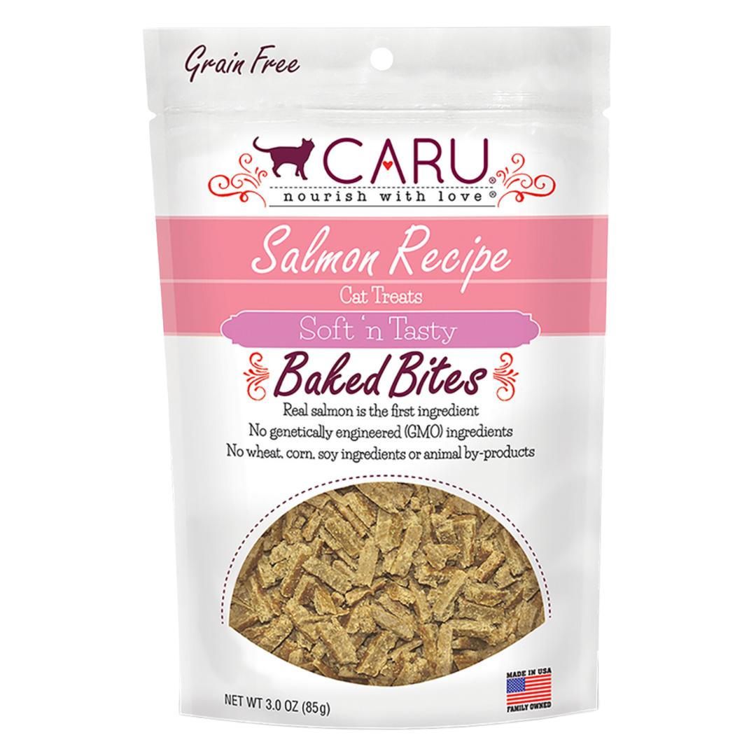 Caru Soft 'n Tasty Salmon Recipe Bites for Cats