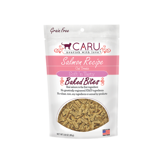 Caru Soft 'n Tasty Salmon Recipe Bites for Cats