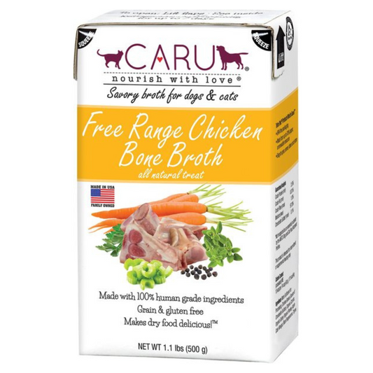 Caru Free Range Chicken Bone Broth for Dogs & Cats