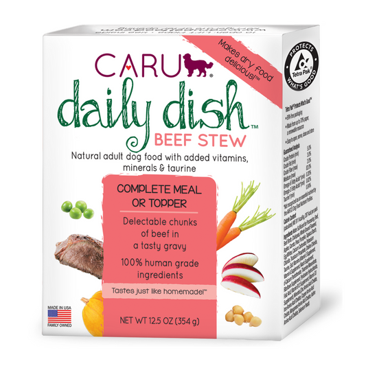 Caru Daily Dish Beef Stew for Dogs