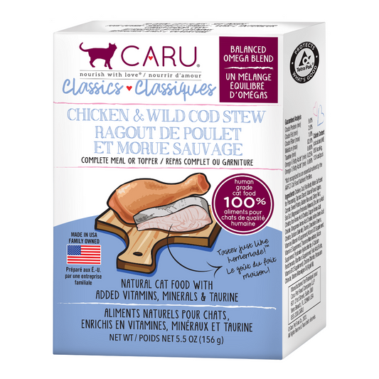 CARU Classics Chicken & Wild Cod Stew for Cats