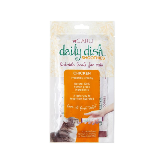 Caru Daily Dish Smoothie Chicken Lickable Treat for Cats