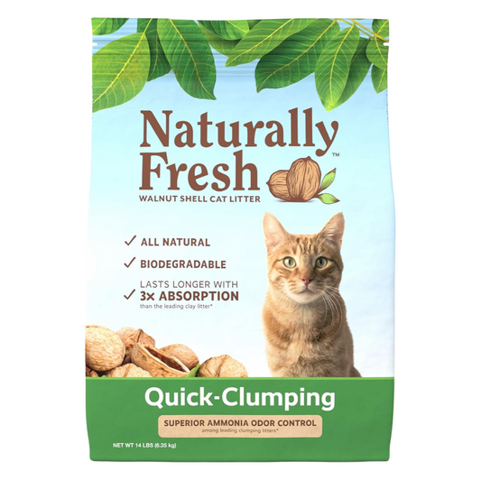 Naturally Fresh Walnut Based Quick Clumping Cat Litter