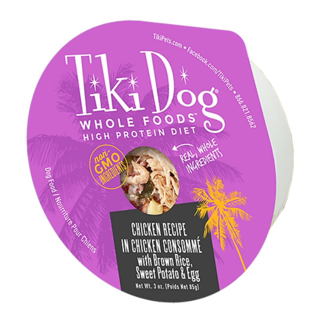 Tiki Dog Wholefoods Chicken Recipe in Chicken Consommé© Wet Dog Food