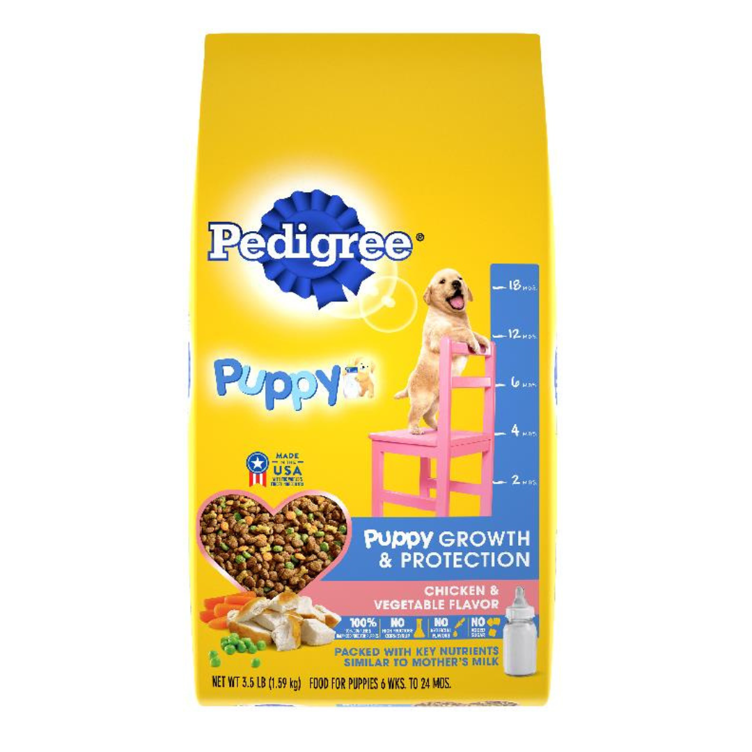 Pedigree Growth & Protection Chicken & Vegetable Dry Puppy Food