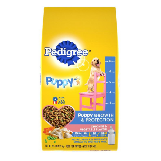 Pedigree Growth & Protection Chicken & Vegetable Dry Puppy Food