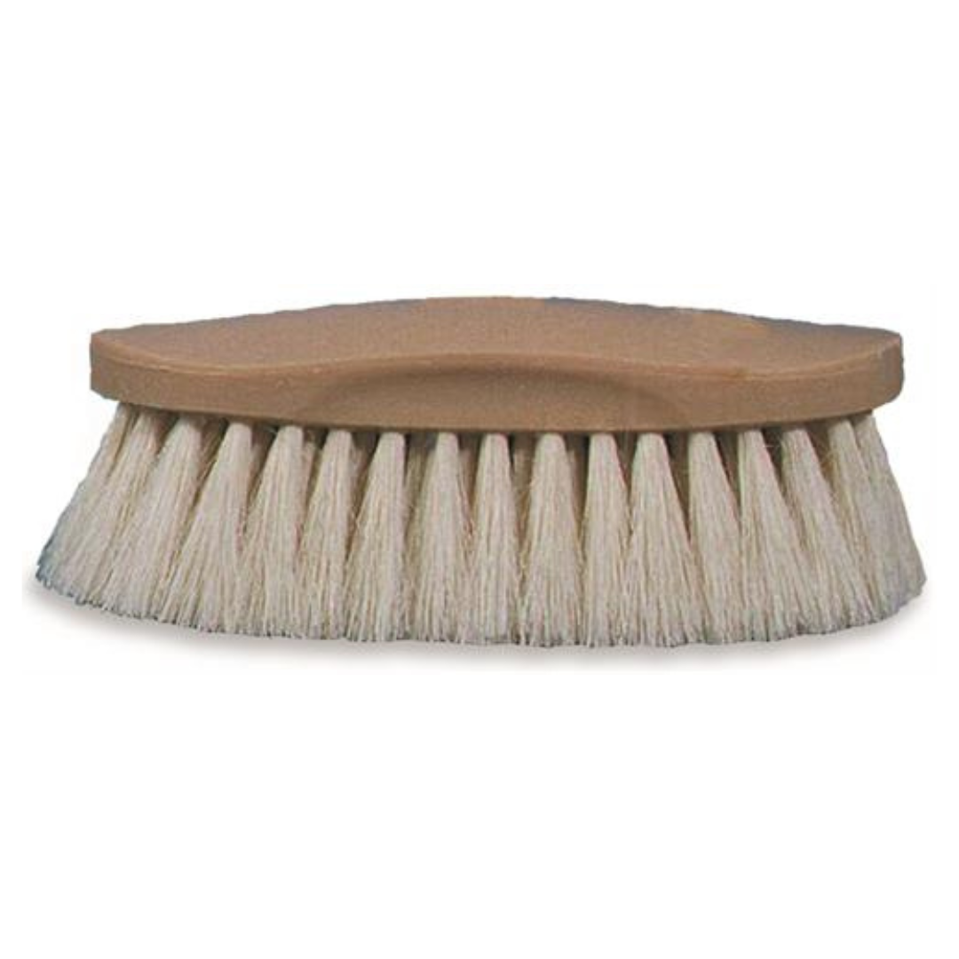 The #50 Showman Soft Natural Brush for Horses