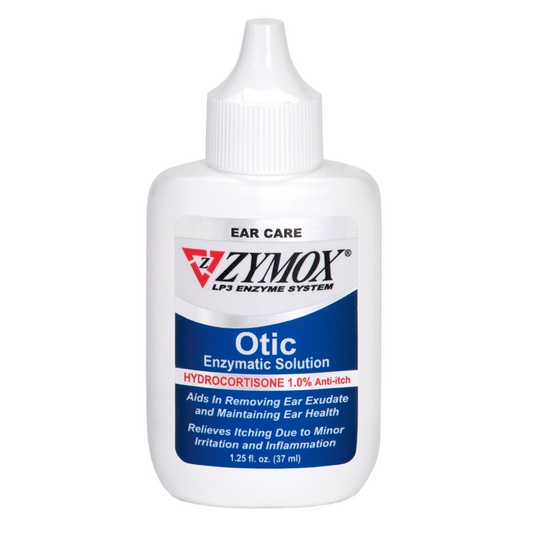 Zymox Otic Enzymatic Solution with Hydrocortisone 1.0%, Blue Label