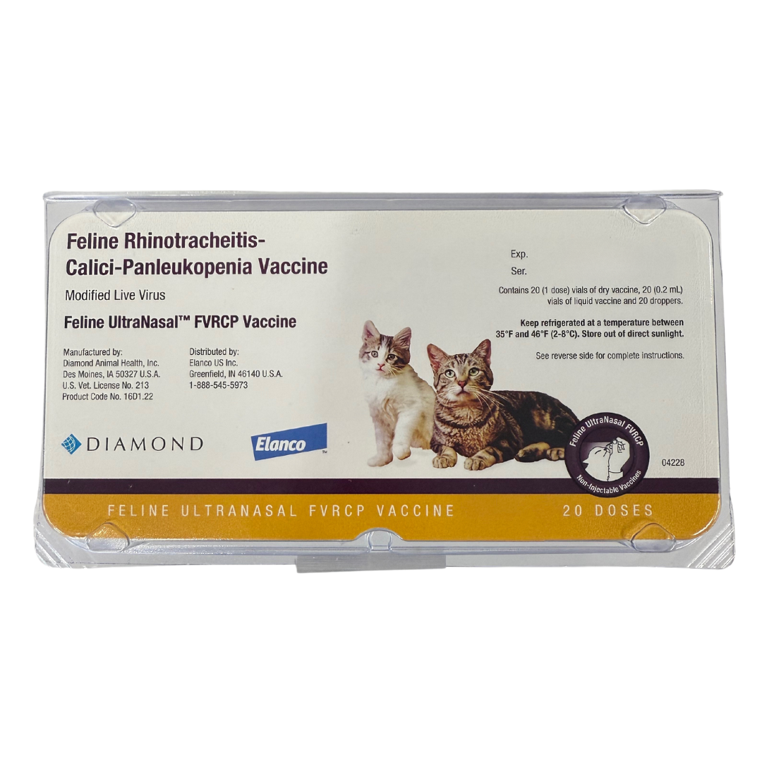 Feline UltraNasal FVRCP Vaccine, Modified Live Virus, Tray of 20