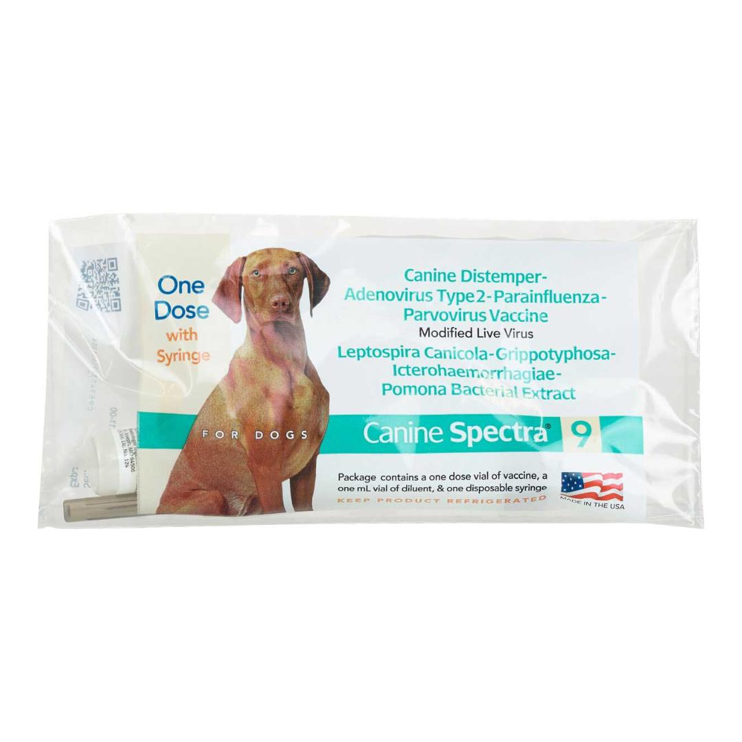 Canine Spectra 9 Vaccine, Modified Live Virus