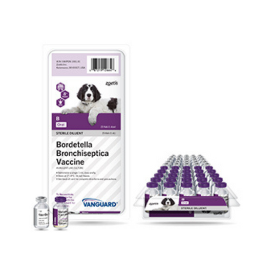 Vanguard B Oral Bordetella Bronchiseptica Vaccine, Avirulent Culture, Tray of 25