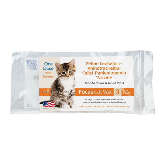 Focus Cat Vax 3 Plus FeLV Vaccine