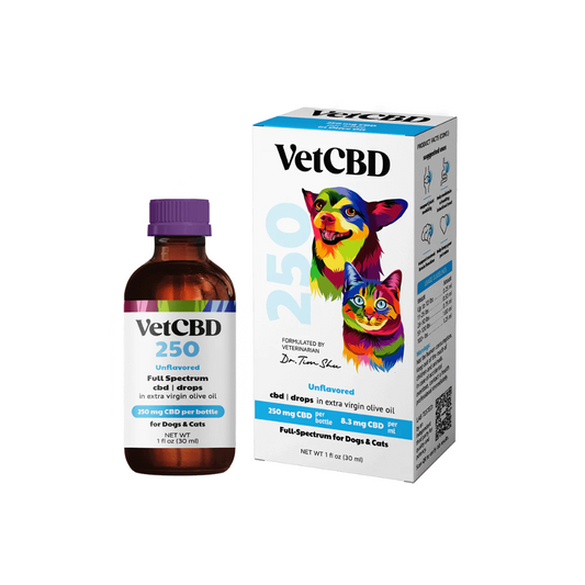 VetCBD Hemp Tinctures Full Spectrum CBD Drops for Dogs and Cats