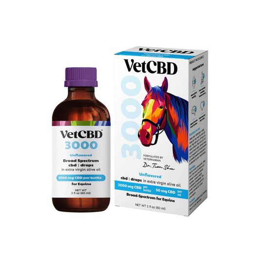 VetCBD Hemp Tinctures Broad Spectrum CBD Drops for Horses