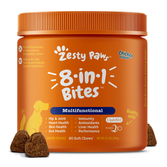 Zesty Paws 8-in-1 Multifunctional Bites for Dogs