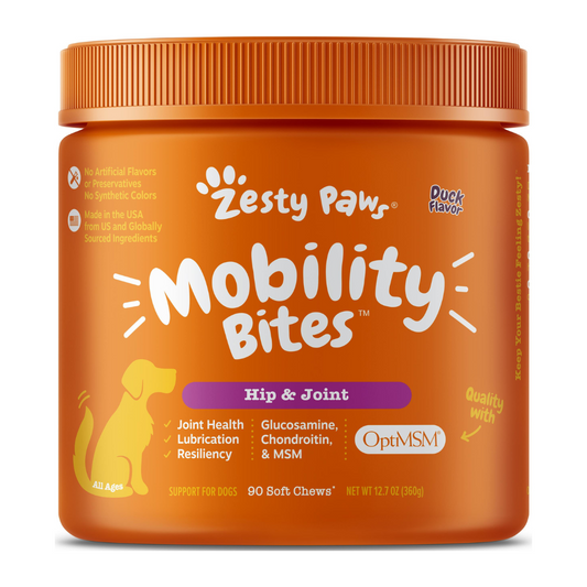 Zesty Paws Hip & Joint Mobility Bites for Dogs