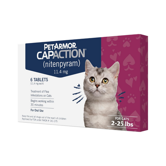 PetArmor CAPACTION (nitenpyram) Oral Flea Treatment for Cats