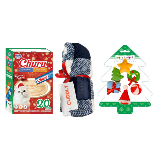 The Purrfect Gift Cat Holiday Bundle with Blanket