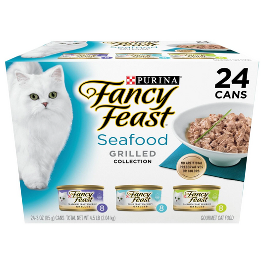 Fancy Feast Grilled Seafood Variety Wet Cat Food