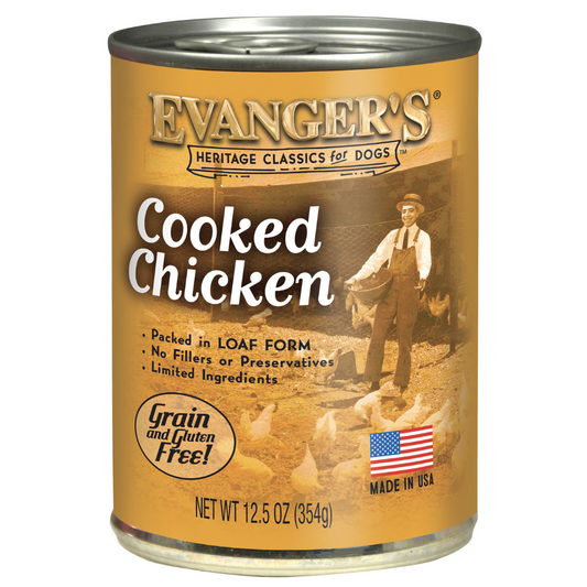 Evangers Heritage Classic Cooked Chicken Canned Dog Food