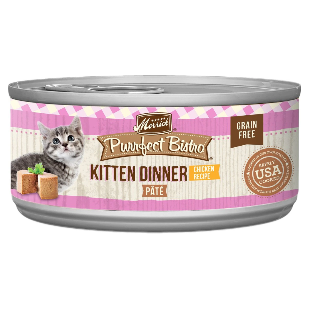 Merrick Purrfect Bistro Pate Dinner Canned Kitten Food