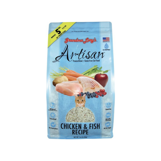 Grandma Lucy's Artisan Chicken & Fish Freeze Dried Cat Food