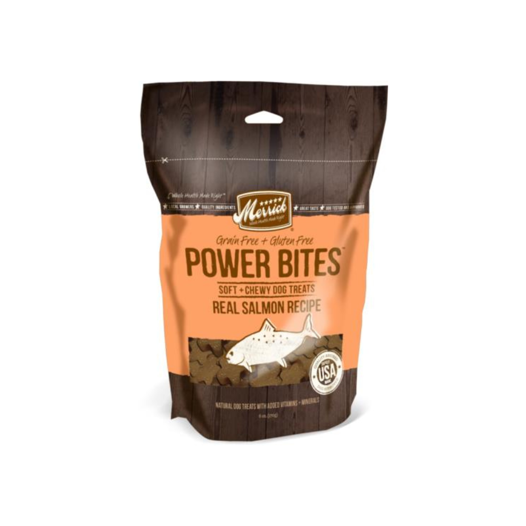 Merrick Power Bites Salmon Soft Dog Treats