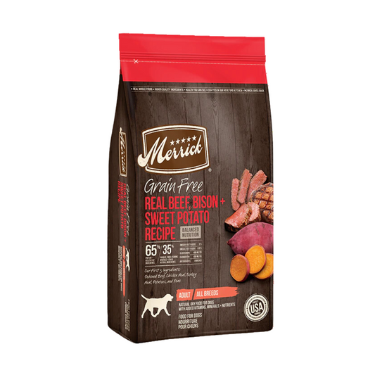 Merrick Grain Free Bison Beef & Sweet Potato Dry Dog Food