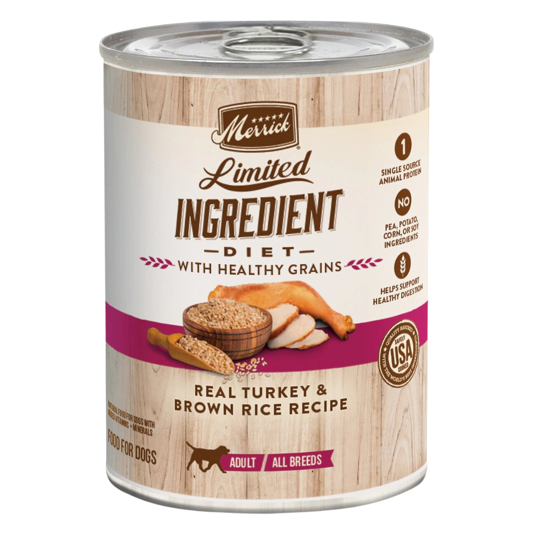 Merrick Limited Ingredient Healthy Grains Real Turkey Wet Dog Food