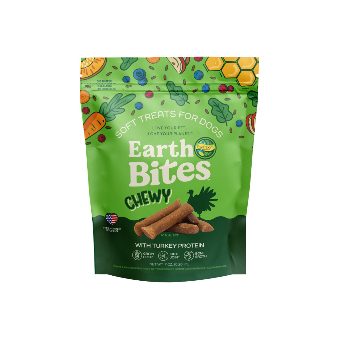 Earthborn Holistic EarthBites Turkey Chewy Soft Dog Treats