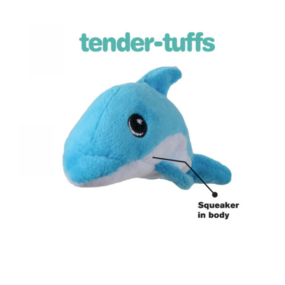 Snuggle Puppy Tender-Tuffs Tiny-Tuffs Blue Dolphin