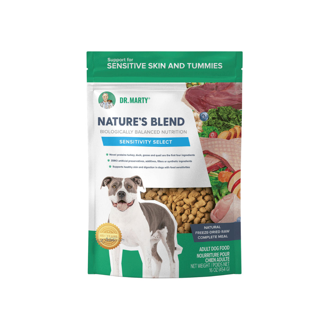 Dr. Marty Nature's Blend Sensitivity Select Freeze Dried Dog Food